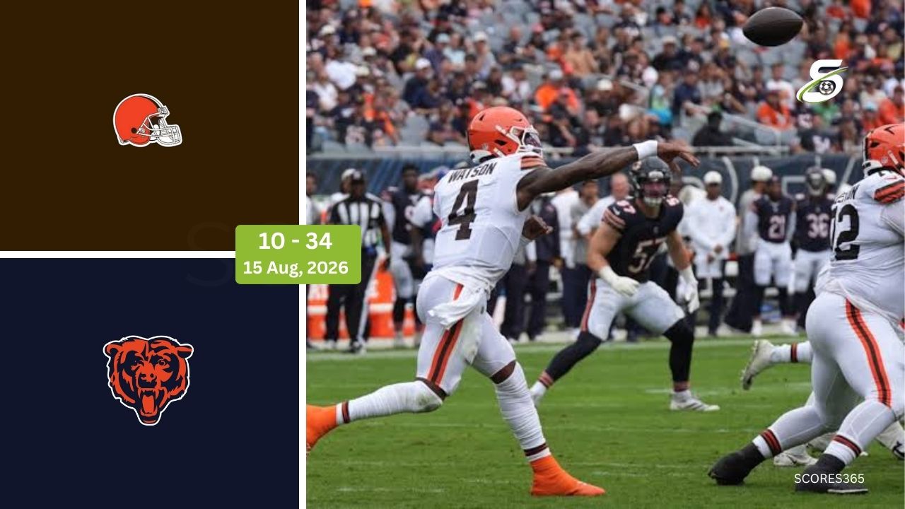 Cleveland Browns vs Chicago Bears Final Score, Highlights August 15, 2026