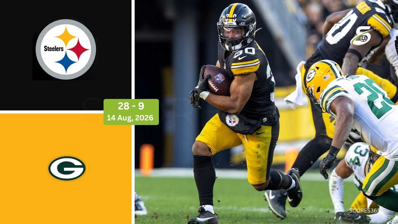 Green Bay Packers vs Pittsburgh Steelers Final Score, Game Recap August 14, 2026