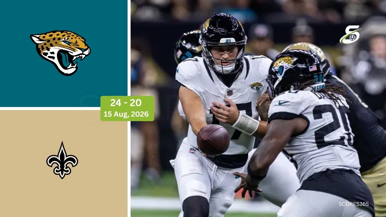 Jacksonville Jaguars vs New Orleans Saints Final Score, Highlights August 15, 2026