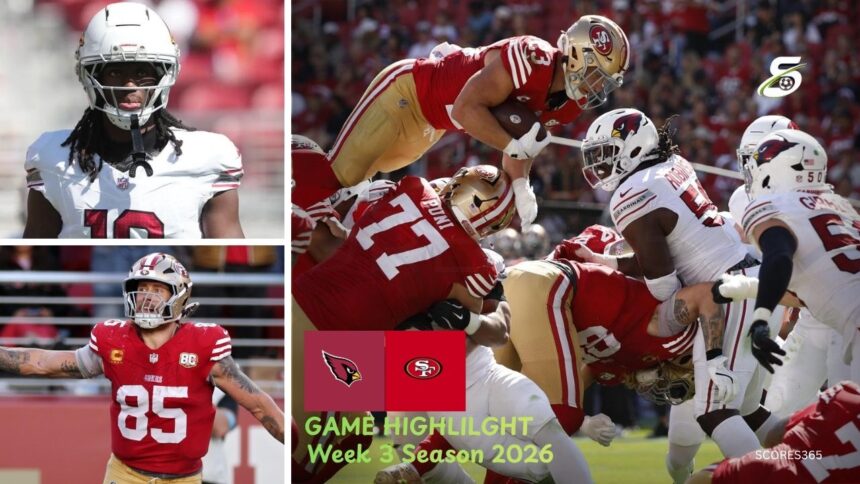 Arizona Cardinals vs San Francisco 49ers Match Player Stats