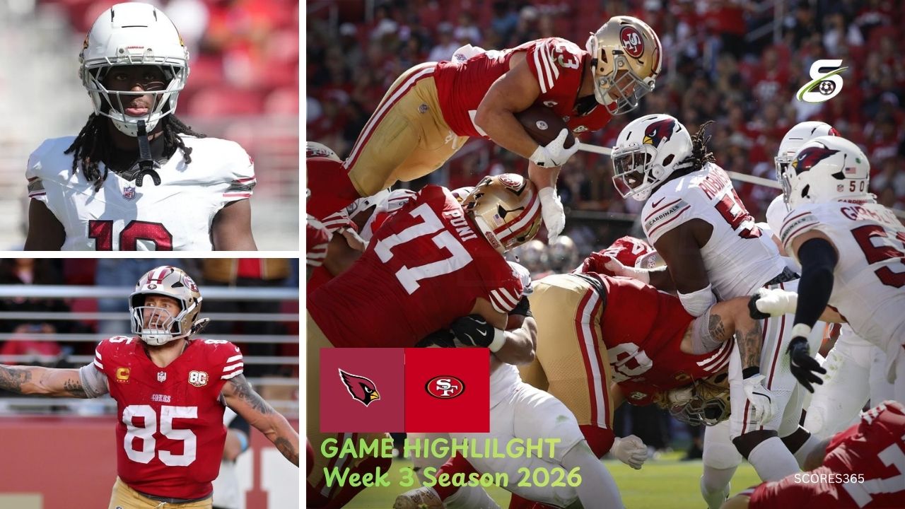 Arizona Cardinals vs San Francisco 49ers Match Player Stats