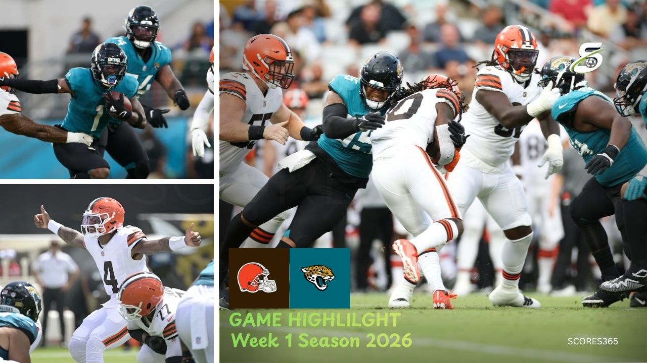 Cleveland Browns vs Jacksonville Jaguars Match Player Stats