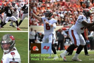 Cleveland Browns vs Tampa Bay Buccaneers Match Player Stats