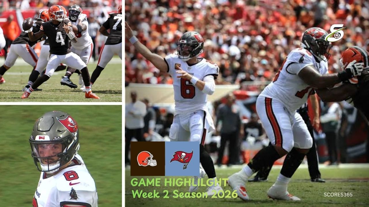 Cleveland Browns vs Tampa Bay Buccaneers Match Player Stats