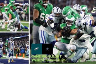 Dallas Cowboys vs Philadelphia Eagles Match Player Stats