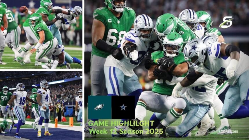 Dallas Cowboys vs Philadelphia Eagles Match Player Stats