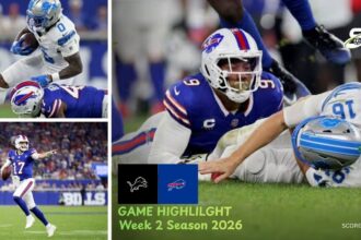 Detroit Lions vs Buffalo Bills Match Player Stats
