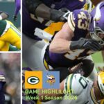 Green Bay Packers vs Minnesota Vikings Match Player Stats