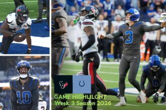 Houston Texans vs Indianapolis Colts Match Player Stats