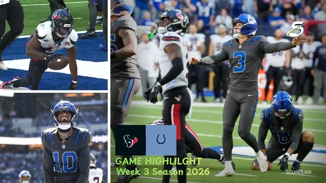 Houston Texans vs Indianapolis Colts Match Player Stats