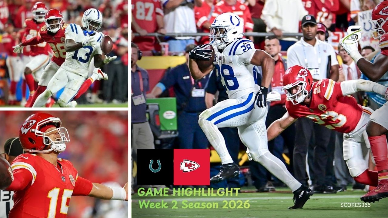 Indianapolis Colts vs Kansas City Chiefs Match Player Stats