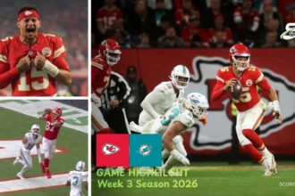 Kansas City Chiefs vs Miami Dolphins Match Player Stats