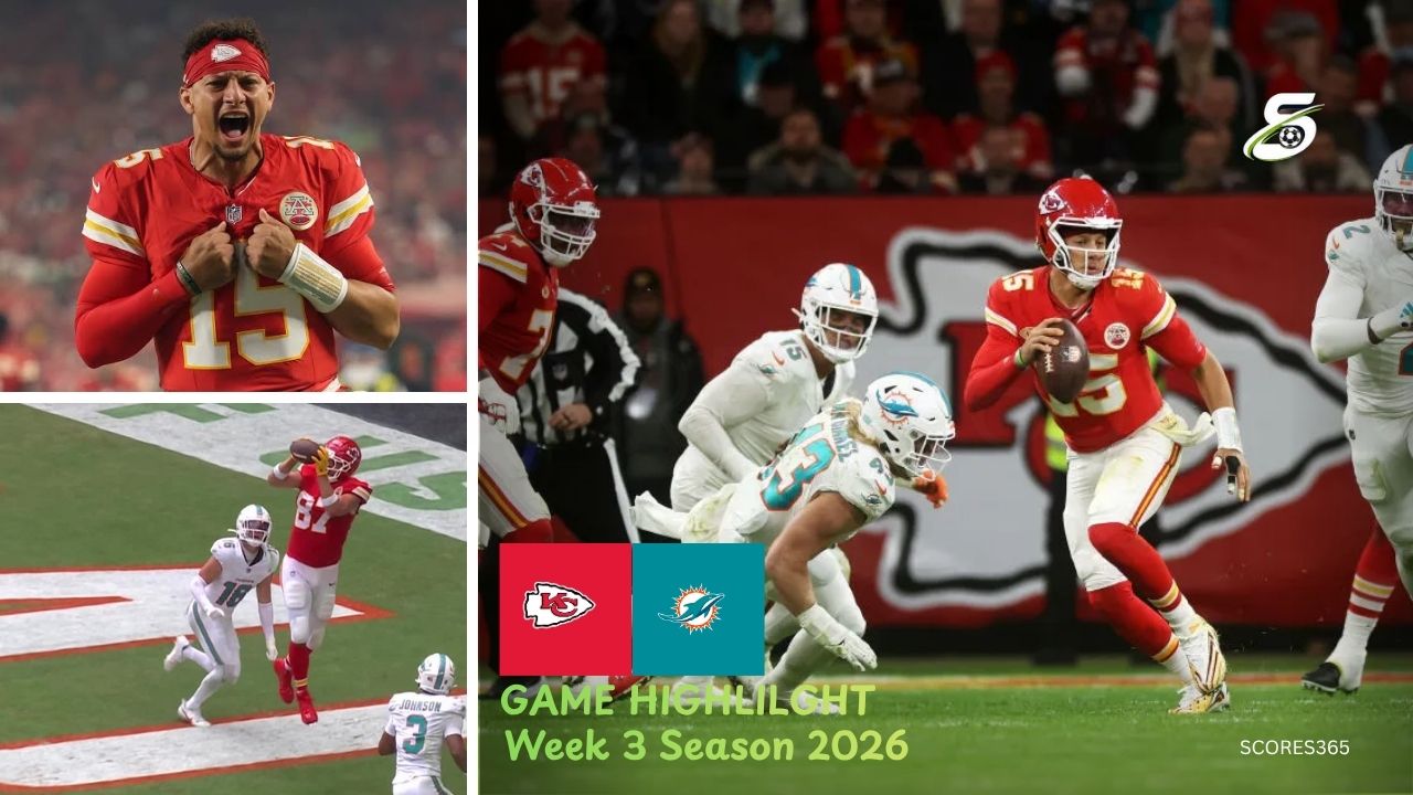 Kansas City Chiefs vs Miami Dolphins Match Player Stats