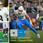 Las Vegas Raiders vs Los Angeles Chargers Match Player Stats