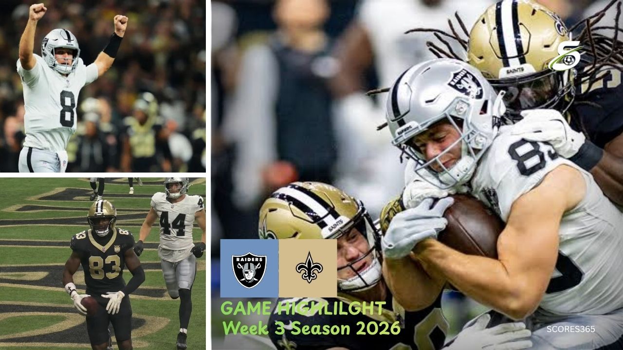 Las Vegas Raiders vs New Orleans Saints Match Player Stats