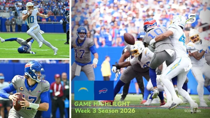 Los Angeles Chargers vs Buffalo Bills Match Player Stats