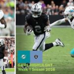 Miami Dolphins vs Las Vegas Raiders Match Player Stats