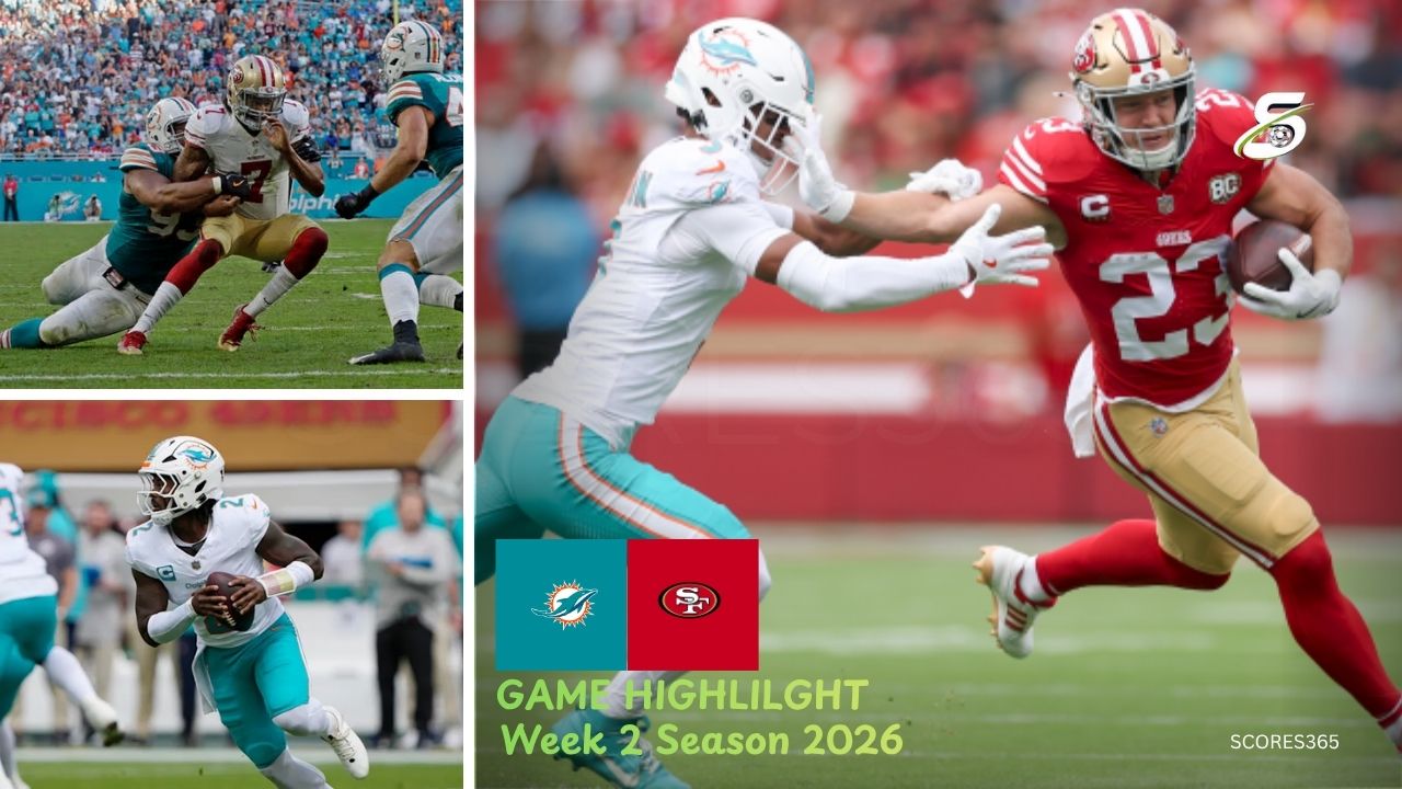 Miami Dolphins vs San Francisco 49ers Match Player Stats