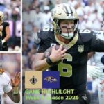 New Orleans Saints vs Baltimore Ravens Match Player Stats