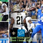 New Orleans Saints vs Detroit Lions Match Player Stats