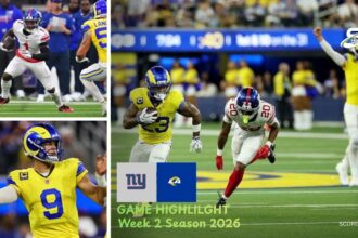 New York Giants vs Los Angeles Rams Match Player Stats