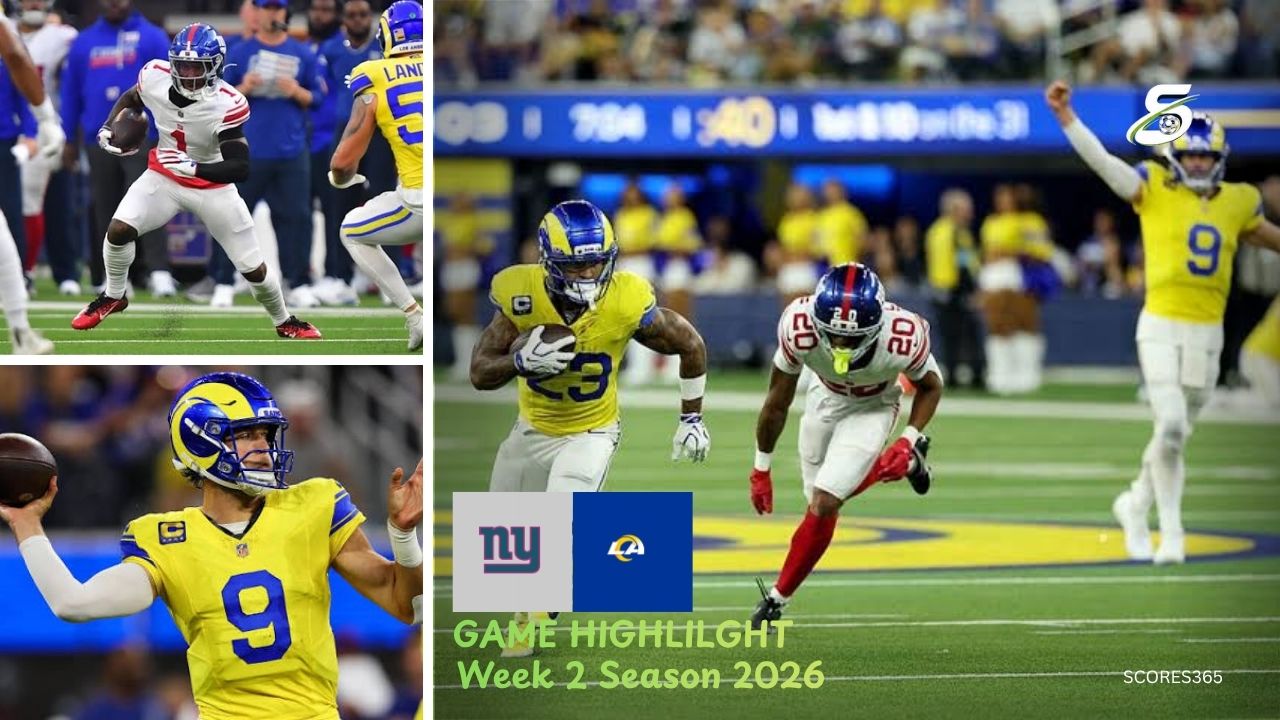 New York Giants vs Los Angeles Rams Match Player Stats