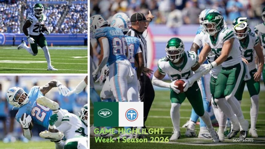 New York Jets vs Tennessee Titans Match Player Stats