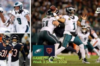 Philadelphia Eagles vs Chicago Bears Match Player Stats