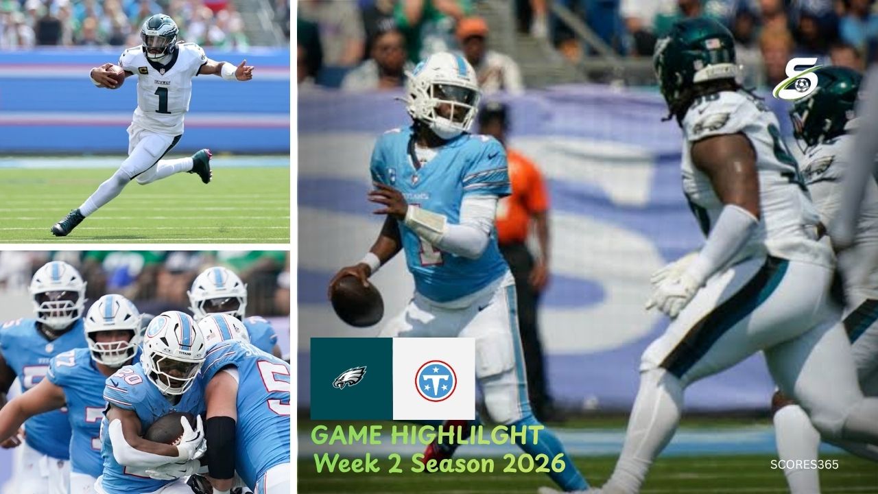 Philadelphia Eagles vs Tennessee Titans Match Player Stats