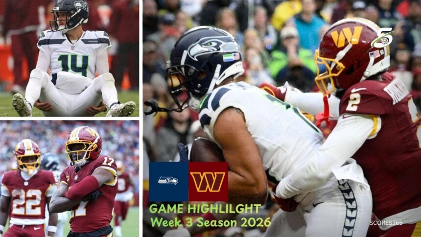 Seattle Seahawks vs Washington Commanders Match Player Stats