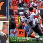 Tampa Bay Buccaneers vs Cincinnati Bengals Match Player Stats