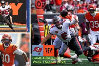 Tampa Bay Buccaneers vs Cincinnati Bengals Match Player Stats