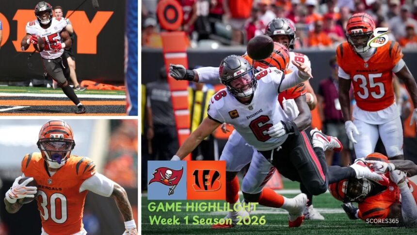 Tampa Bay Buccaneers vs Cincinnati Bengals Match Player Stats
