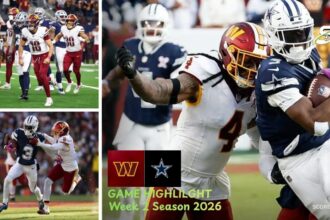 Washington Commanders vs Dallas Cowboys Match Player Stats