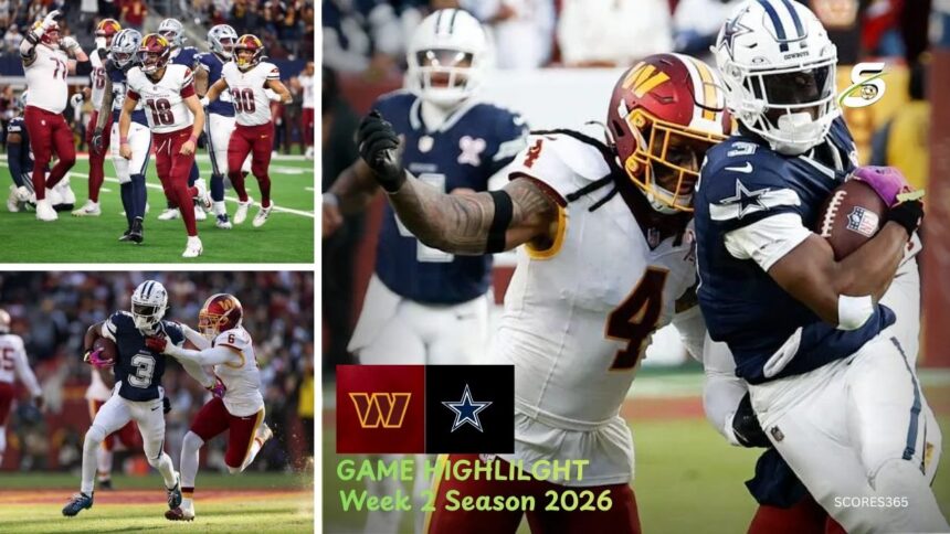 Washington Commanders vs Dallas Cowboys Match Player Stats
