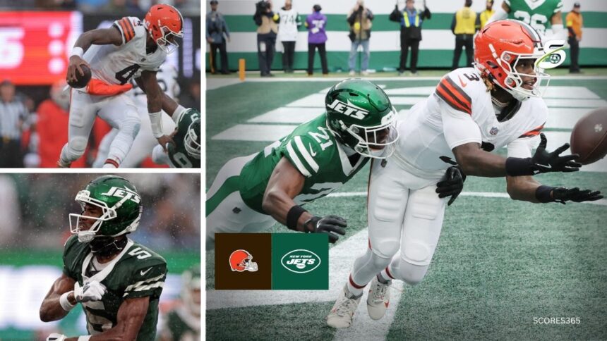 Cleveland Browns vs New York Jets Match Player Stats