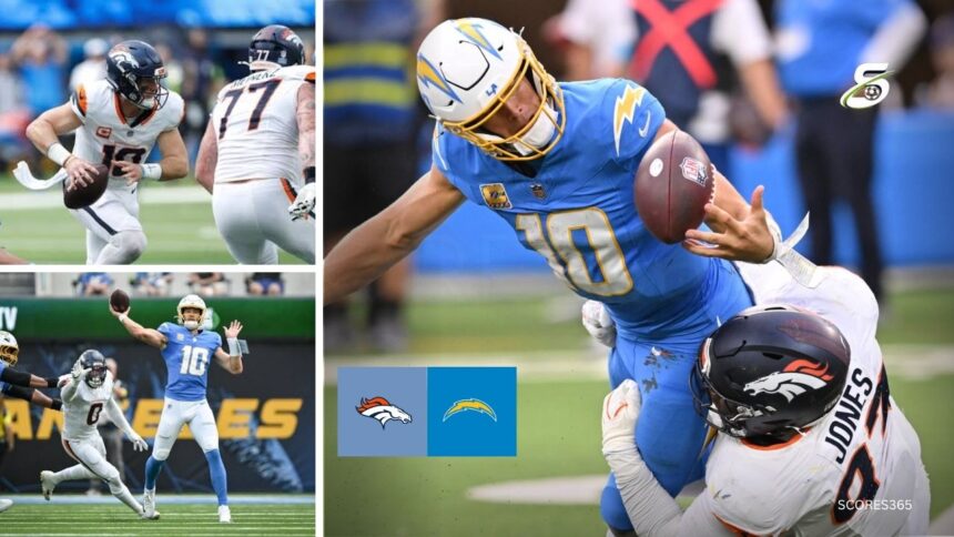 Denver Broncos vs Los Angeles Chargers Match Player Stats