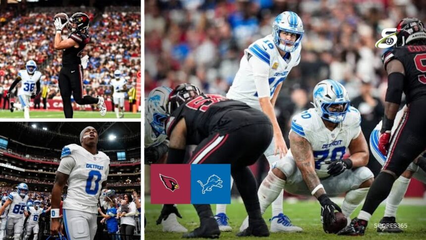 Detroit Lions vs Arizona Cardinals Match Player Stats