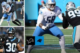 Detroit Lions vs Carolina Panthers Match Player Stats