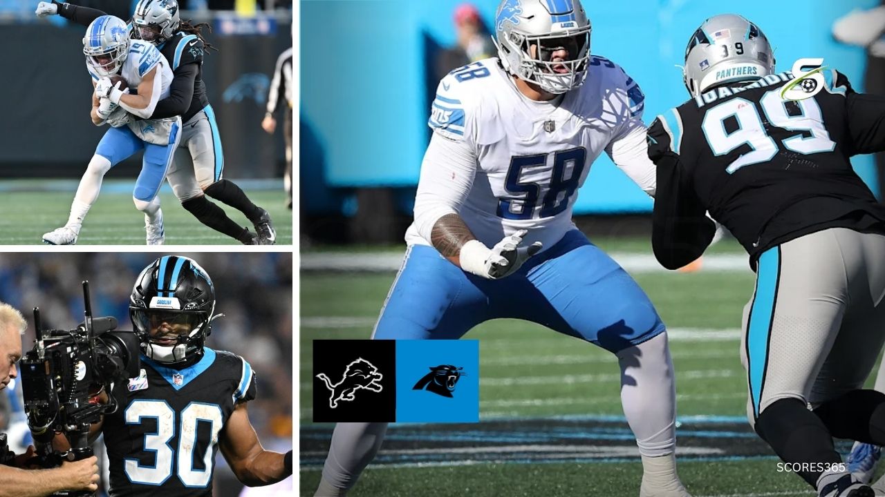 Detroit Lions vs Carolina Panthers Match Player Stats