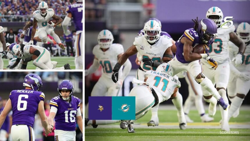 Miami Dolphins vs Minnesota Vikings Match Player Stats