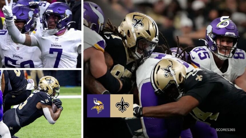 Minnesota Vikings vs New Orleans Saints Match Player Stats