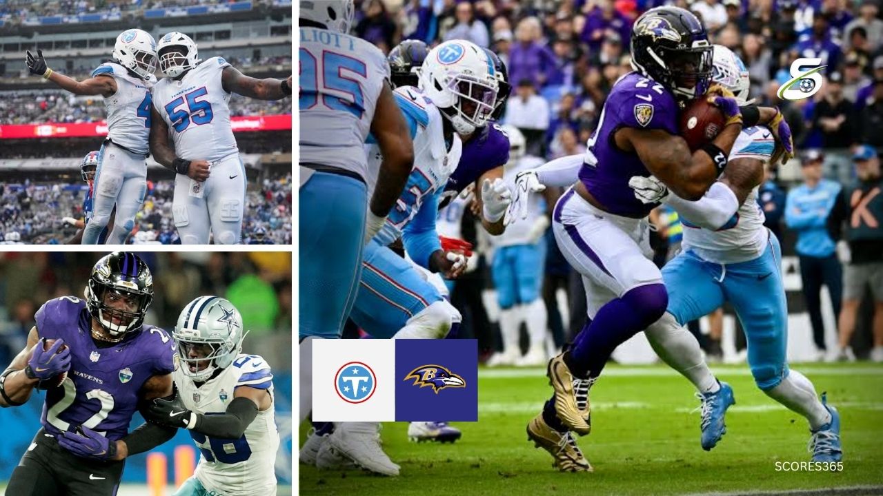 Tennessee Titans vs Baltimore Ravens Match Player Stats